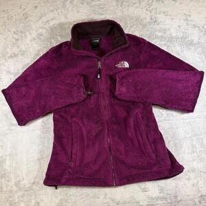 Vintage North Face Fleece Jacket | Magenta | Medium